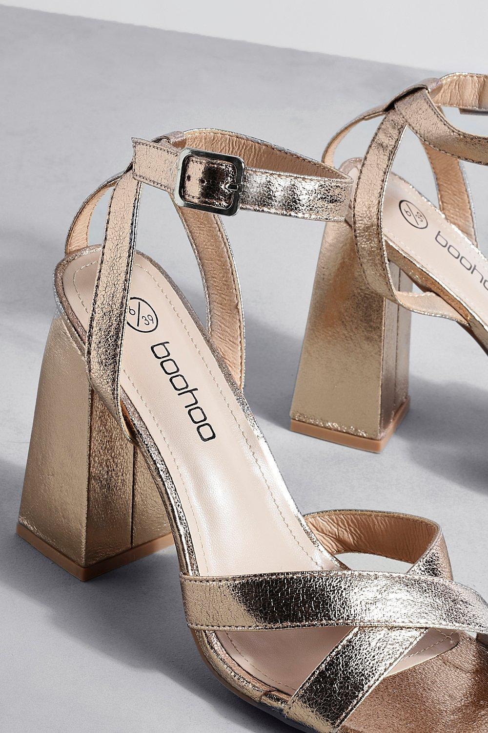 Rose gold wide fit 2024 sandals